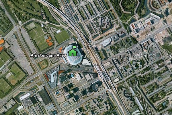 Google Earth  Amsterdam Arena 